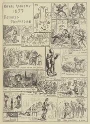Royal Academy 1877, Bilder prophezeit
